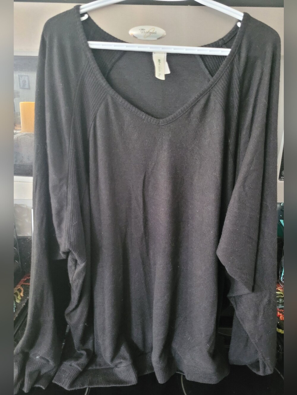 Vanilla Bay Black Knit Top